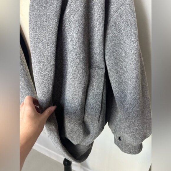 Vivian Shyu Oversized Grey Draped Bomber Kimono Coat – Size M - Picture 13 of 16